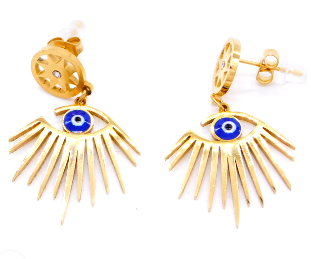 Blue Eyes Earrings