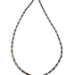 Necklace haolite grey & gold