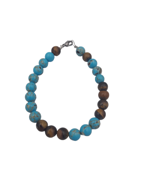 Bracelet brown earth & siel