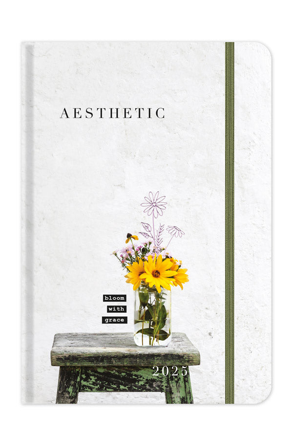 Diary Academic Aesthetic Bloom with Grace