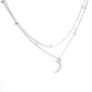 Necklace moon & stars Silver