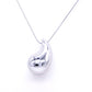 Necklace teardrop Silver