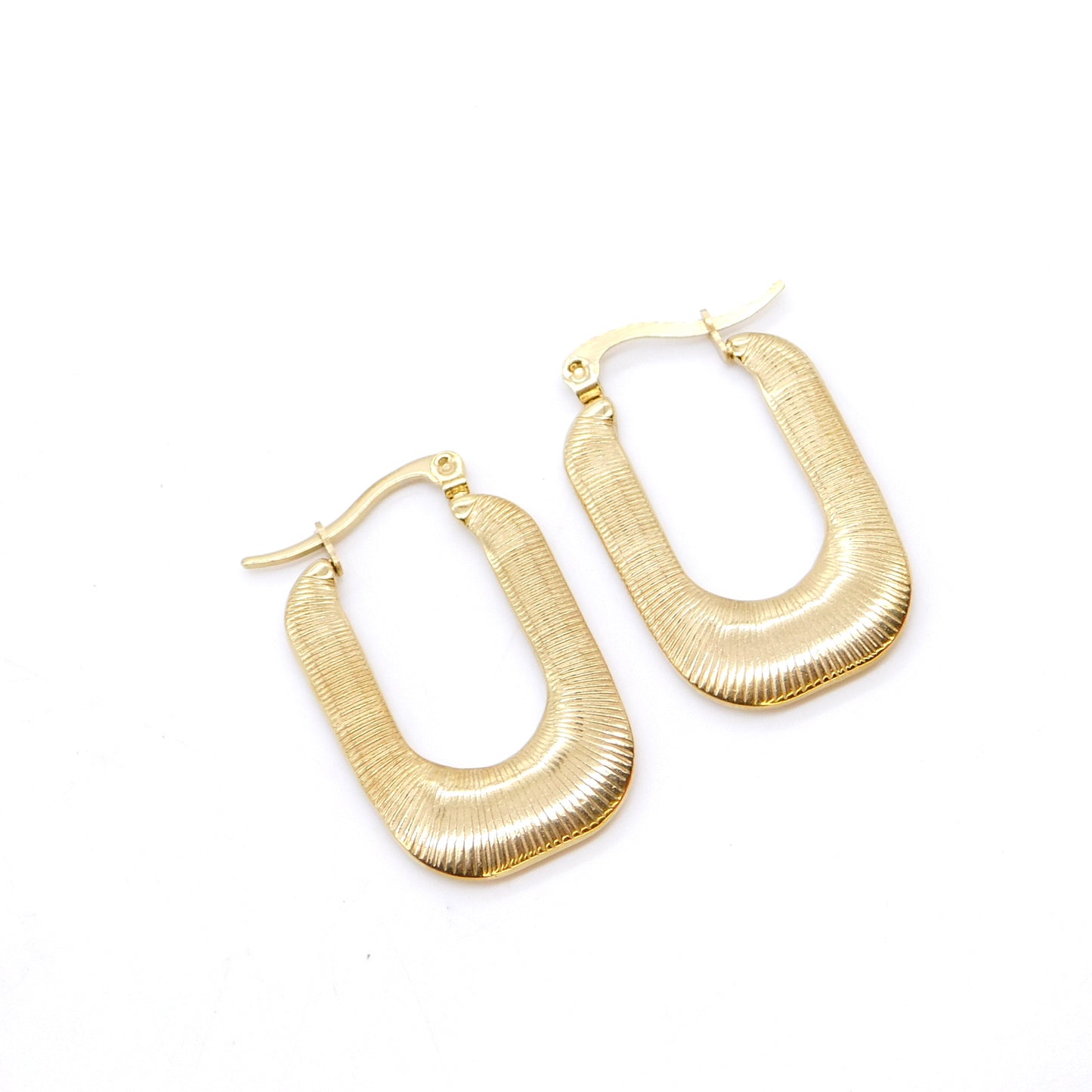 Earrings Oval Squared