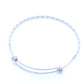 Bracelet steel braid Silver