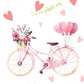 Greeting Card Wedding bycicle