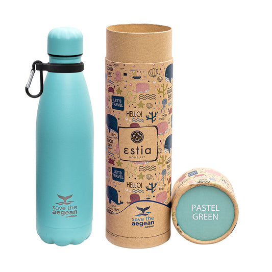 Travel Flask "SAVE THE AEGEAN" - interovita