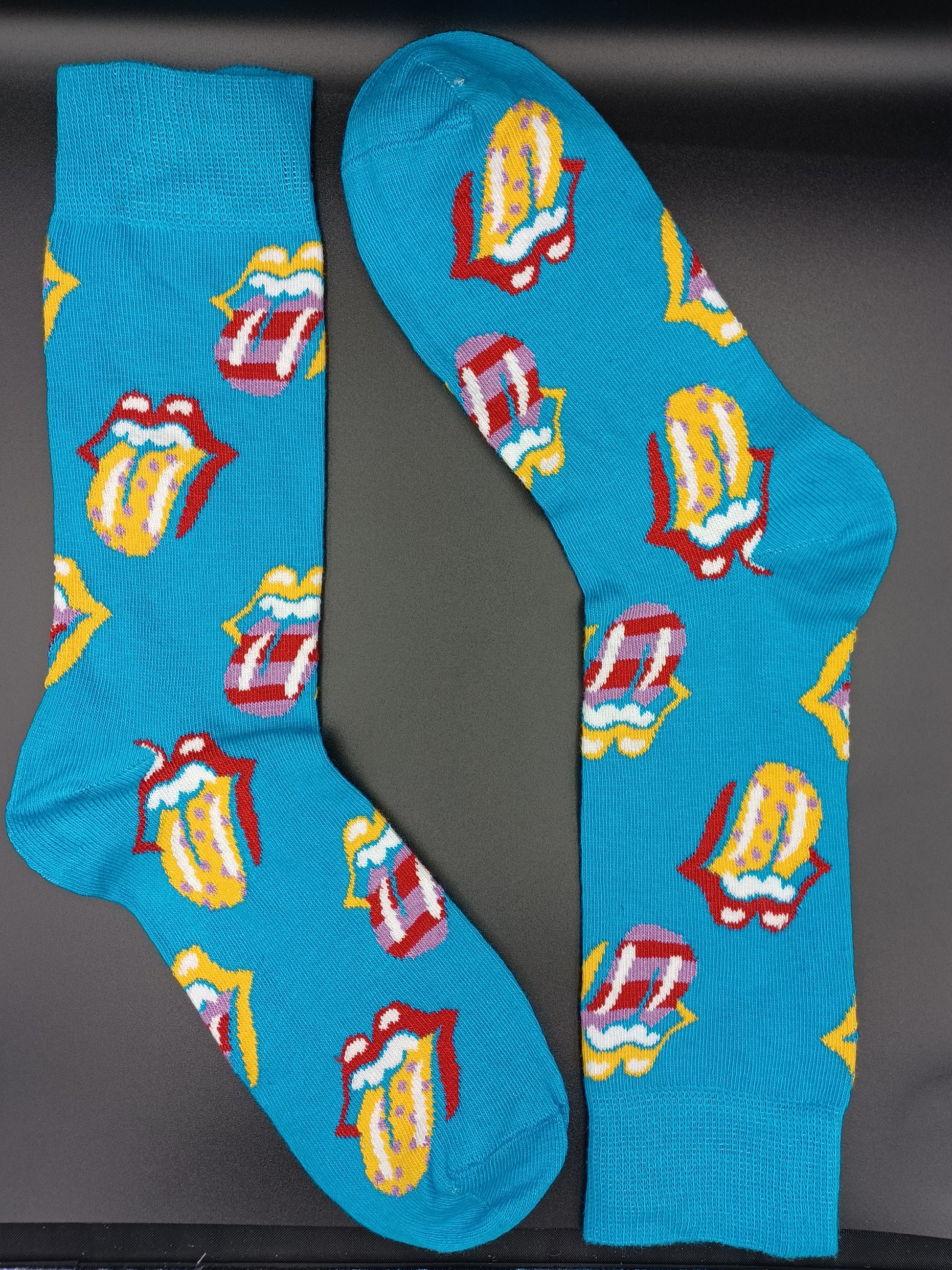 Socks Rolling Stones tongue - interovita