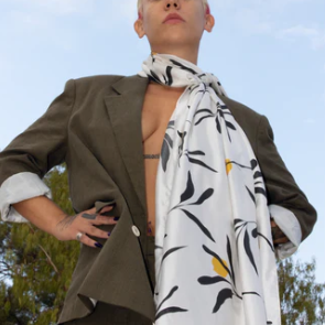 Bud Pure Silk Scarf Premium Collection