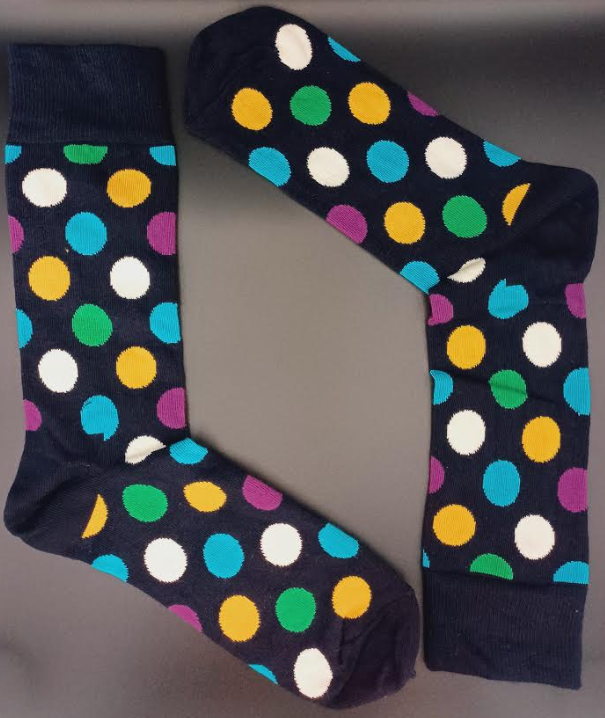 Socks Polka dot Blue - interovita